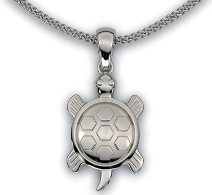 Tortoise Necklace 925 Sterling Silver Turtle Pendant Jewelry Gift For Women Men