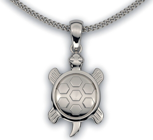 Tortoise Necklace 925 Sterling Silver Turtle Pendant Jewelry Gift For Women Men