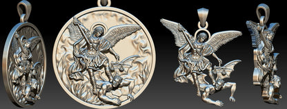 St Michael Archangel Pendant 925 Sterling Silver Necklace Gift Women