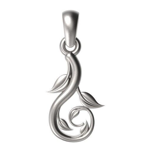 925 Silver Leaf Pendant For Women And Family Gift Flower Leaf Necklace Jewelry