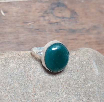 Green Onyx Ring,Statement Ring,925 Sterling Silver Handmade Ring,Gift For Her