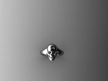 Handmade Silver Skull Ring Gothic Biker Punk US5-15 Unisex Handmade Skull Ring