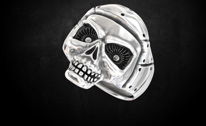 Fashion Men's Skull Ring Gothic Skeleton Biker Punk Jewelry US5-15 Handmade Ring