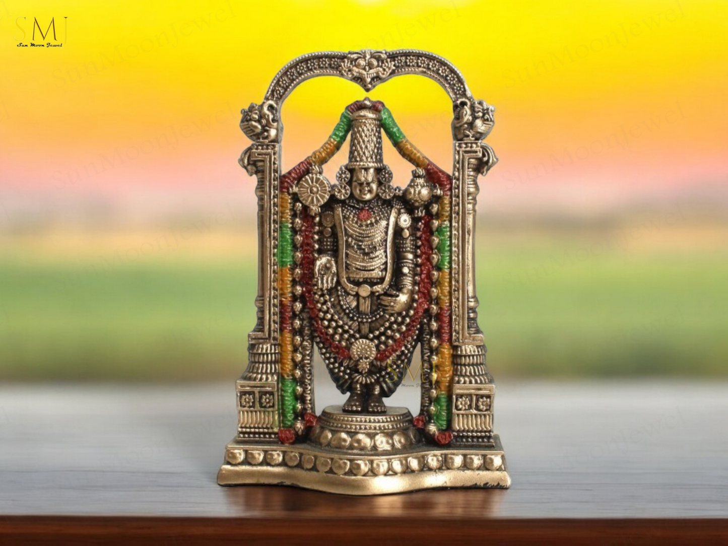 Tirupati Balaji Statue Premium Bronze Lord Venkateswara Idol Wall Hanging Gift