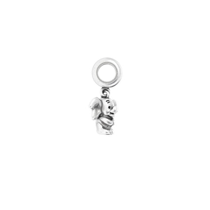 925 Silver Baby Elephant Charm Pendant Necklace Lucky Gift Home Baby Children