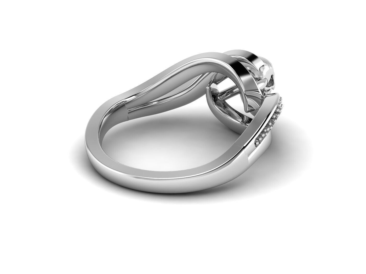 Best Quality Skull Ring Gothic Biker Skull CZ Punk Silver Ring Fast Ship US5~15