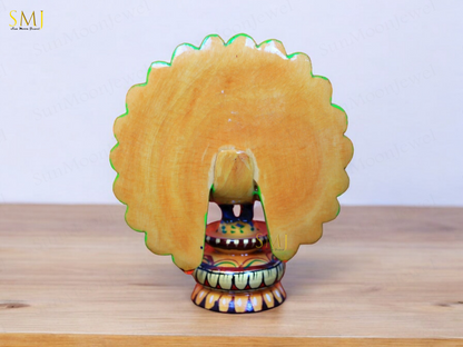 Peacock Hand Painted National Bird Peacock Statue Decoration Altar Peacock Gift