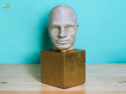 Resin Man Head For Home Decor Man Head Showpiece Man Head Statue Man Head Gift