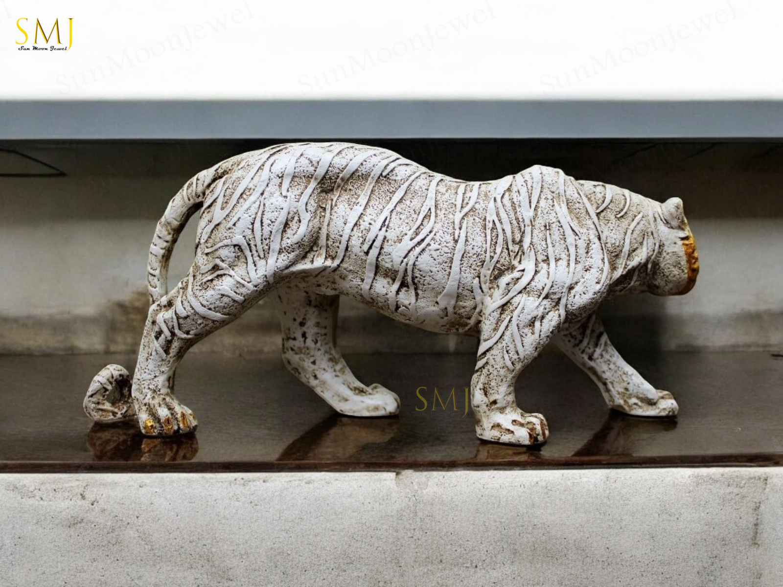 Walking Tiger Home Decor Showpiece Walking Tiger Sculpture Walking Tiger Statue