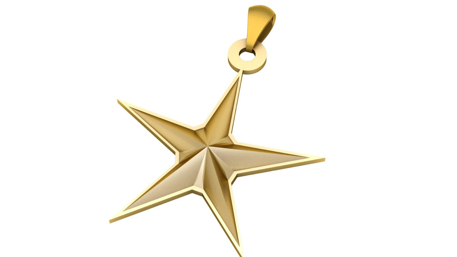 Simple Star Pendant Brass Men Women Fashion Jewelry Gift Star of David Necklace