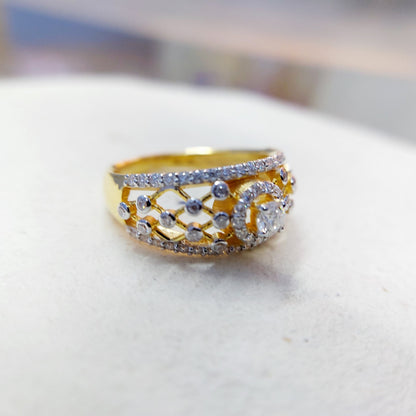 Lab Moissanite Engagement Ring Huge Solitaire Halo Anniversary Gift Ring Us5~15