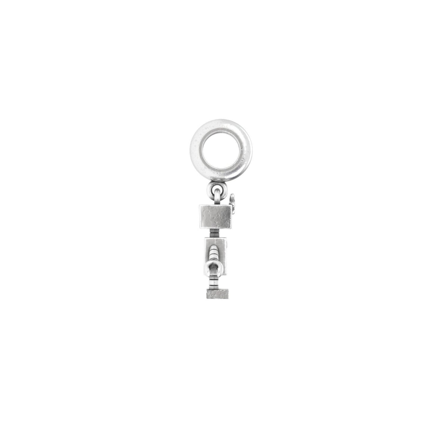 925 Sterling Silver Robot Pendant Necklace Robot Charm Handmade Jewelry Women