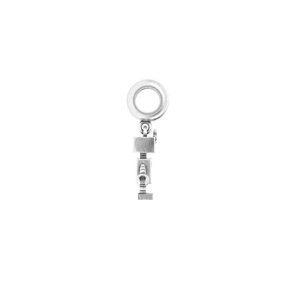 925 Sterling Silver Robot Pendant Necklace Robot Charm Handmade Jewelry Women