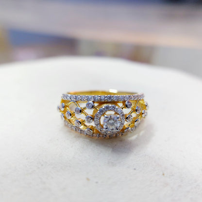 Lab Moissanite Engagement Ring Huge Solitaire Halo Anniversary Gift Ring Us5~15