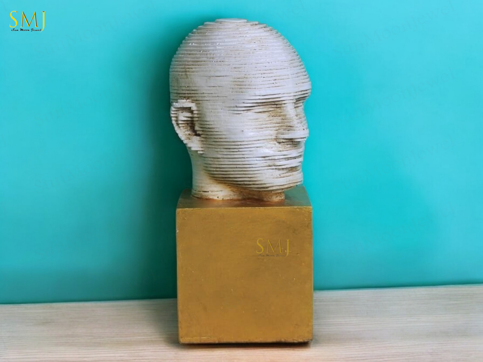 Resin Man Head For Home Decor Man Head Showpiece Man Head Statue Man Head Gift