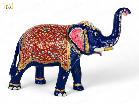 Trunk Up Elephant Statue Bronze Elephant Figurine Home Decor Feng Shui Gift