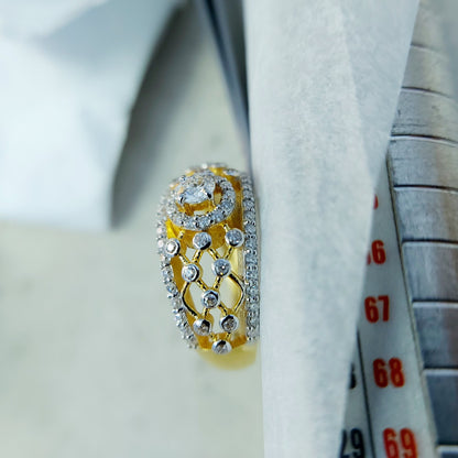 Lab Moissanite Engagement Ring Huge Solitaire Halo Anniversary Gift Ring Us5~15