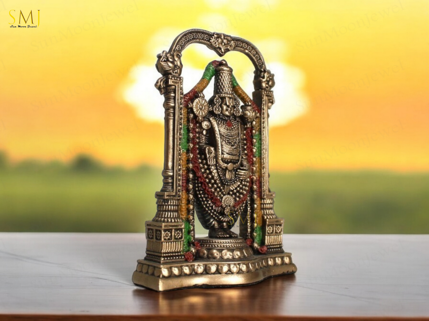 Tirupati Balaji Statue Premium Bronze Lord Venkateswara Idol Wall Hanging Gift