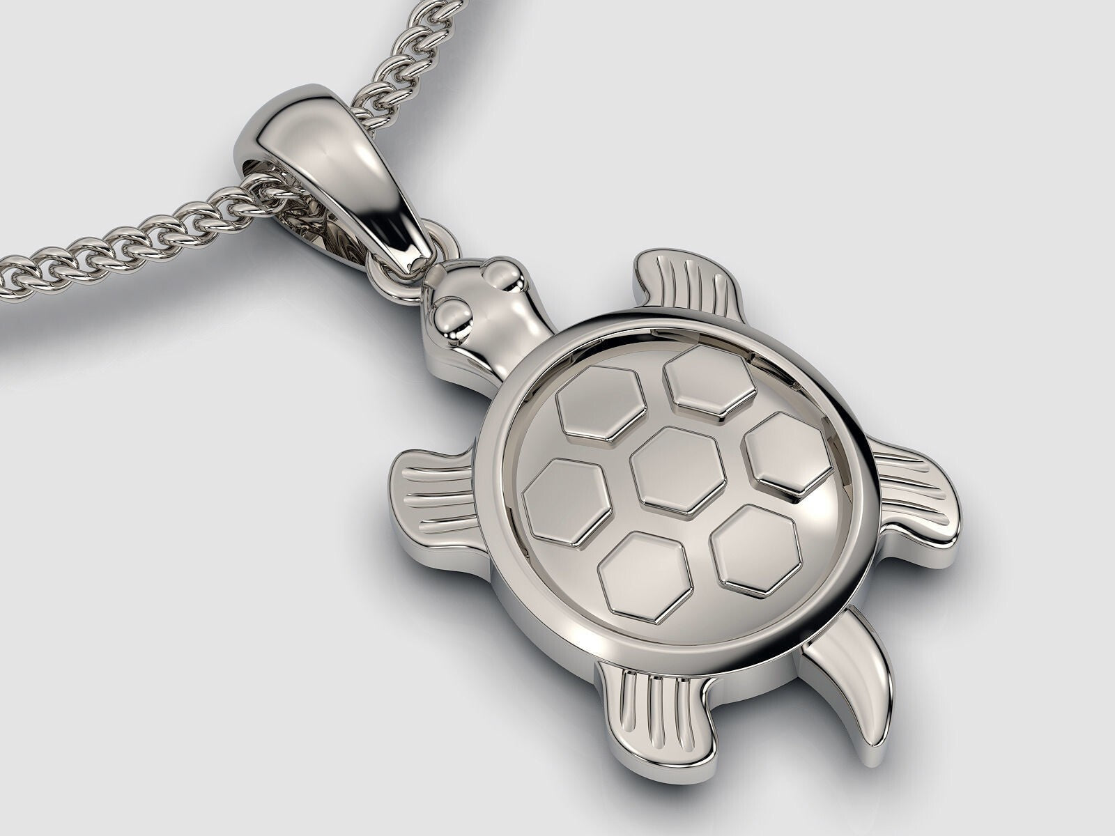 Tortoise Necklace 925 Sterling Silver Turtle Pendant Jewelry Gift For Women Men