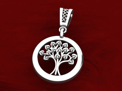 Silver Tree of Life Pendant Necklace for Men Women Viking Celtic Gift Jewelry