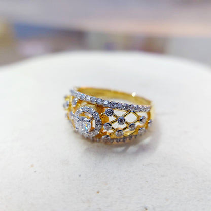 Lab Moissanite Engagement Ring Huge Solitaire Halo Anniversary Gift Ring Us5~15