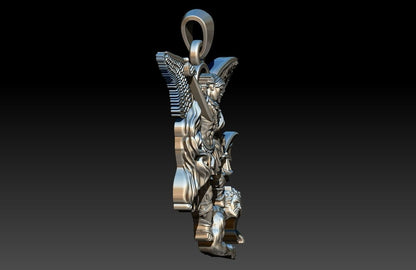St Michael Archangel Pendant 925 Sterling Silver Necklace Gift Women