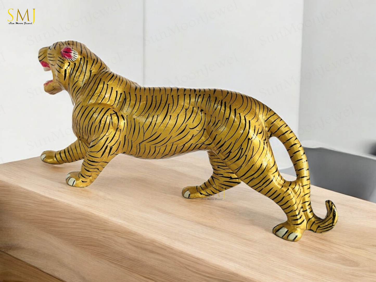Tiger Home Decor Tiger Showpiece Tiger Statue Tiger Brithday Gift Animal Tiger