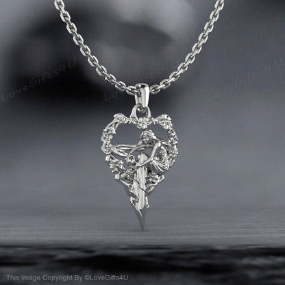 925 Silver Freya necklace Freyja goddess Fertility Goddess of love pendant