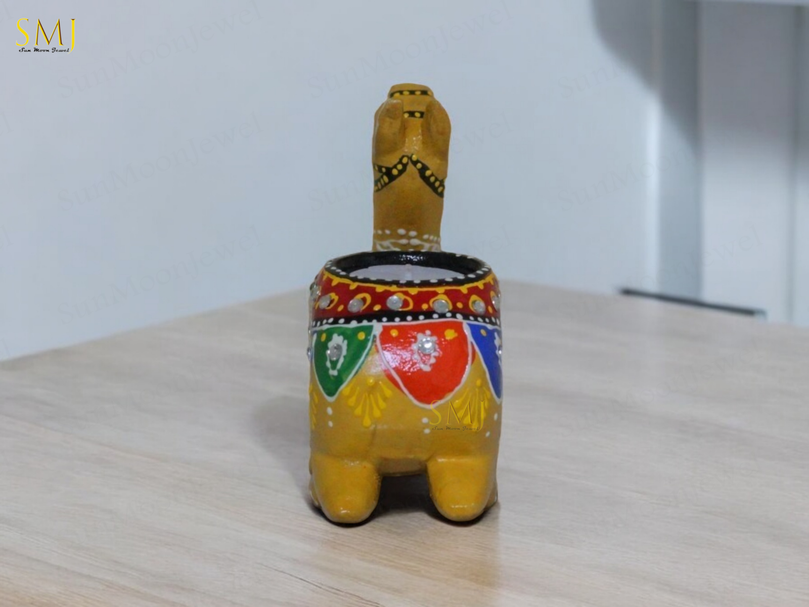 Decorative Embossed Camel Candle Holder Set Candle Holders Animal For Gift Camel
