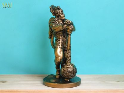 Powerful Hanuman Polyresin Hanuman Standing Bahubali Hanuman Powerful Statue