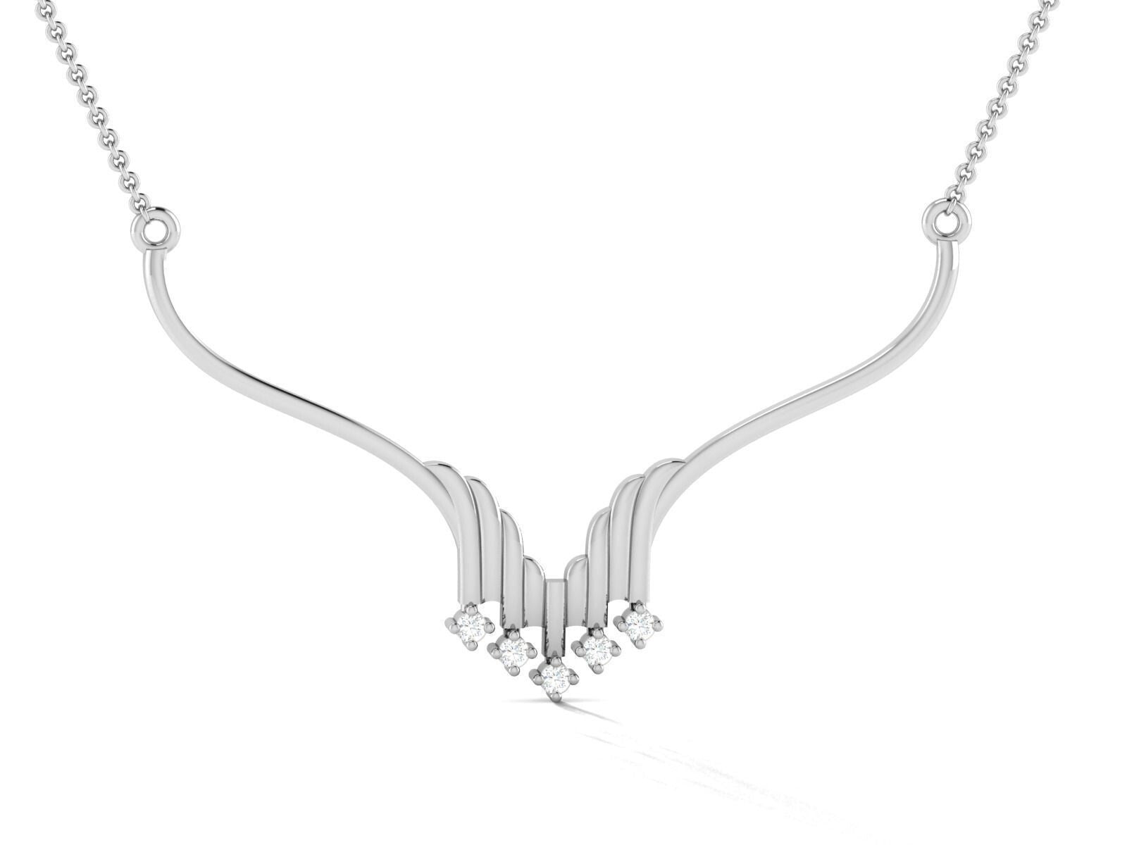 Silver Pendant Adjustable Necklace Gift For Girls Women Stylish Jewelry Occasion
