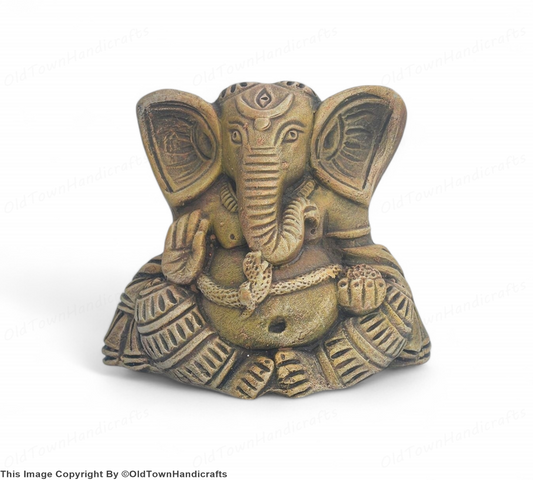 Handcrafted 5-Inch Terracotta Ganesha Unique Home Decor  Gift Item