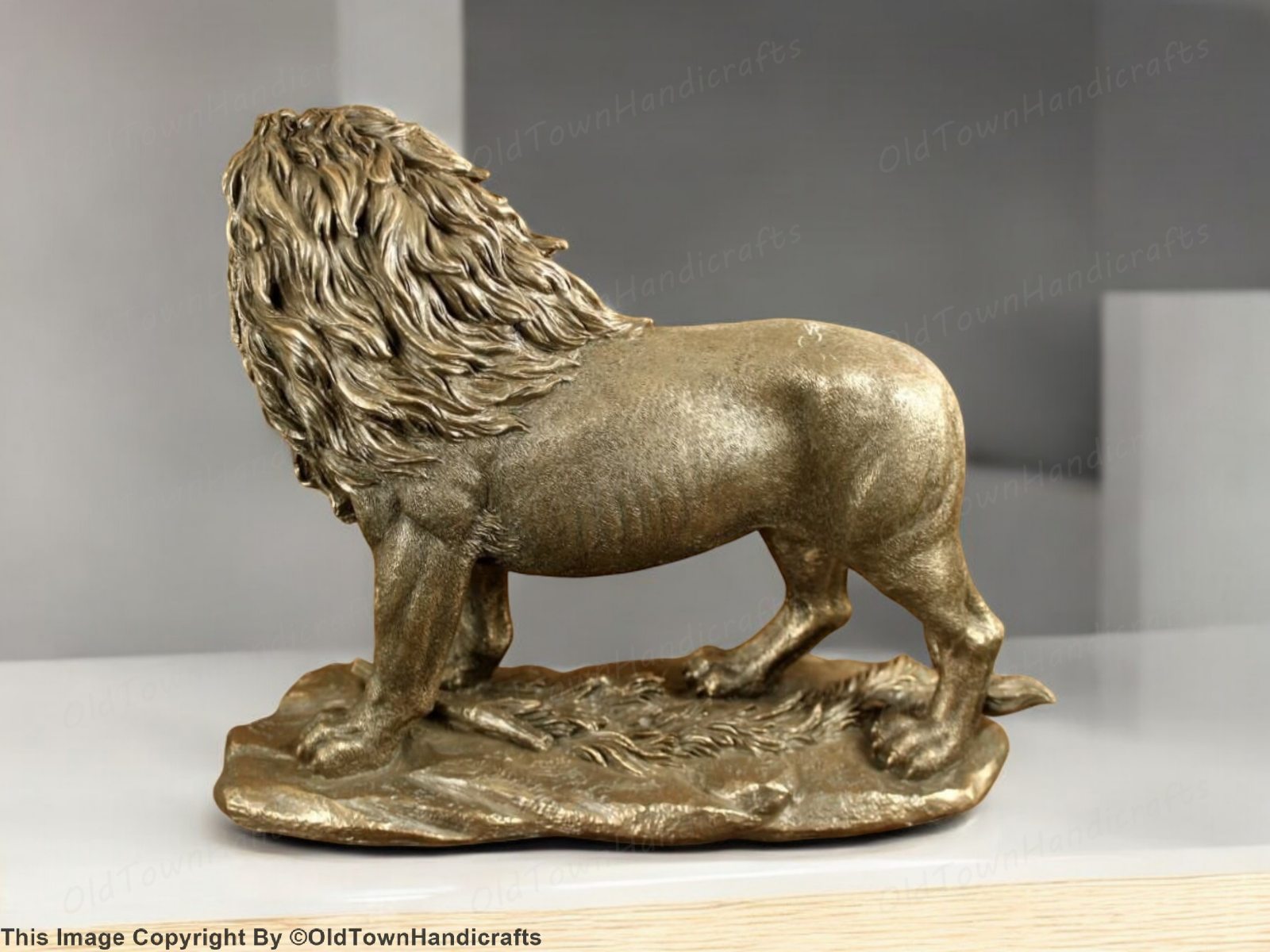 Animal king Lion Statue | Elegant Home & Office Decor | Ideal Gift & Showpiece