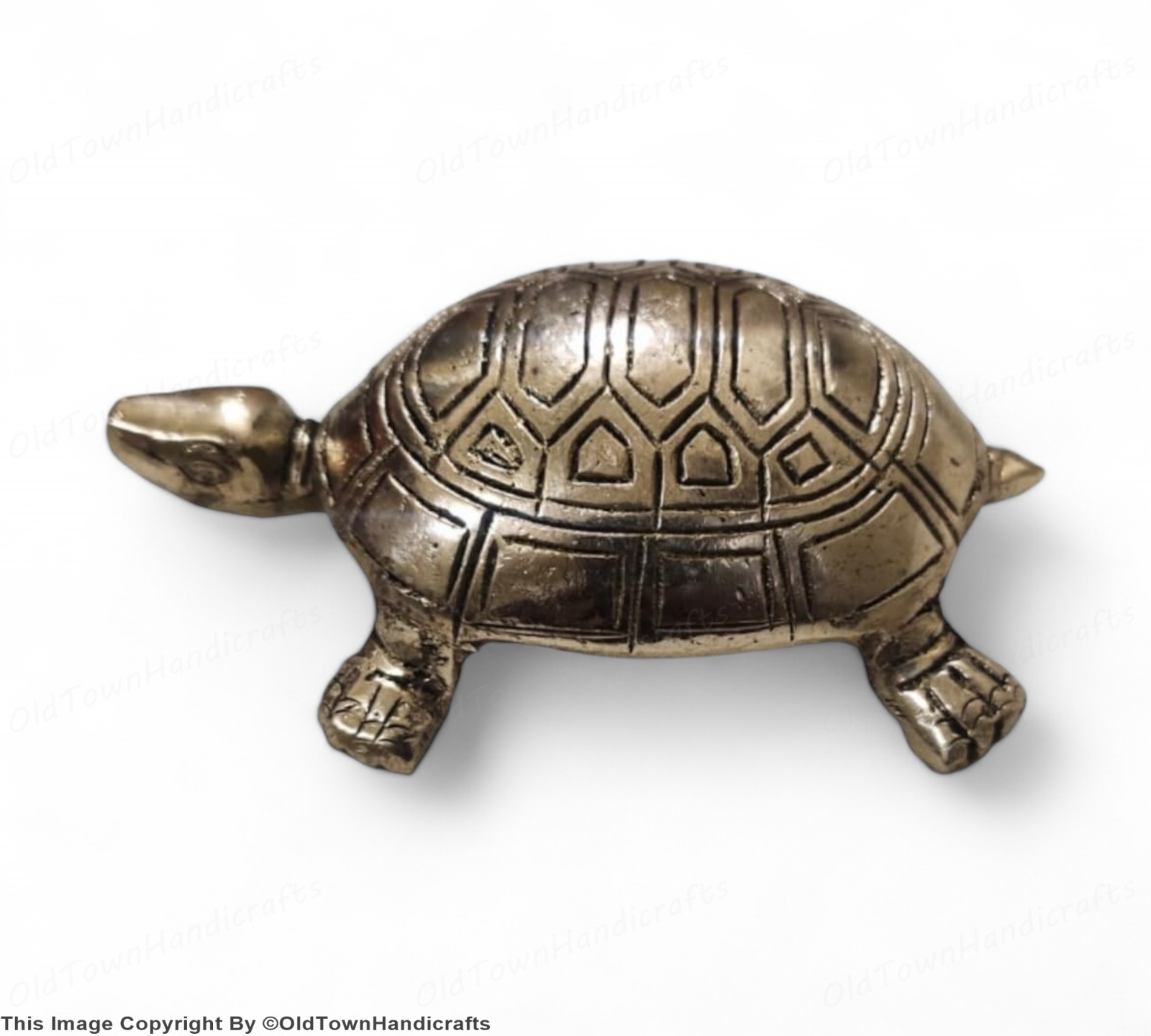 Brass Tortoise Good Luck Vastu Showpiece Handcrafted Decor Gift for Success