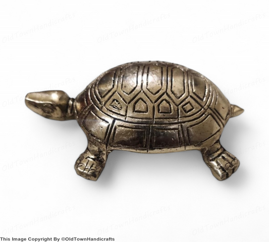 Brass Tortoise Good Luck Vastu Showpiece Handcrafted Decor Gift for Success