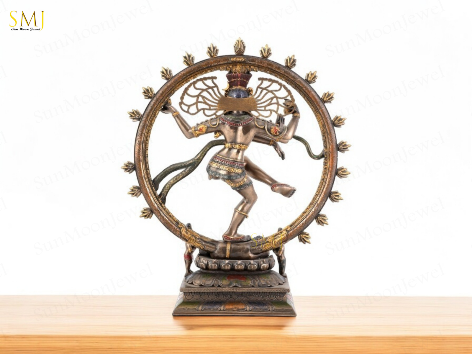 Copper Finish Nataraj Statue Copper Finish Divine Dancing Shiva Showpiece Gift