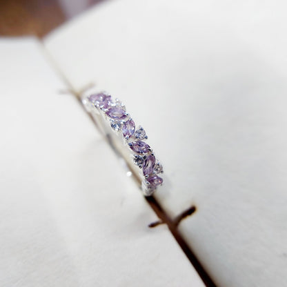 Tanzanite Marquise Target Art Ring 925 Silver Solitaire Accents Gift Band US5-15