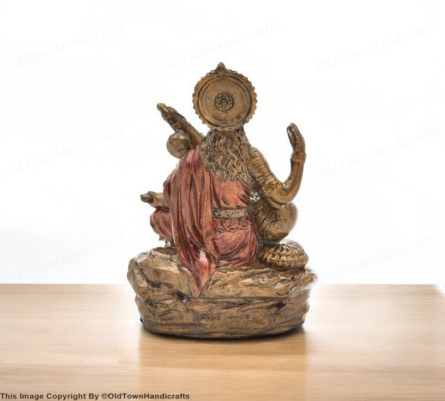 Handcrafted Saraswati Ji Idol Polyresin Saraswati Ji Sculpture for Pooja Room