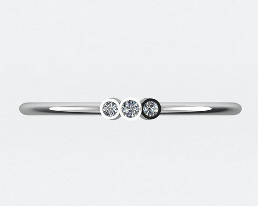 925 Sterling Silver Round Moissanite Wedding Band Engagement Women Ring US5-15