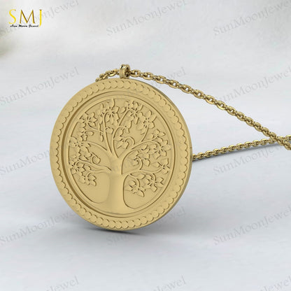 925 Ilver Life Of Tree Necklace Scandinavian Yggdrasil Viking Man Jewelry Father