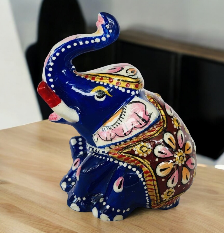 Appu Elephant Statue Symbol of Luck Prosperity Elephant Home & Office Decor