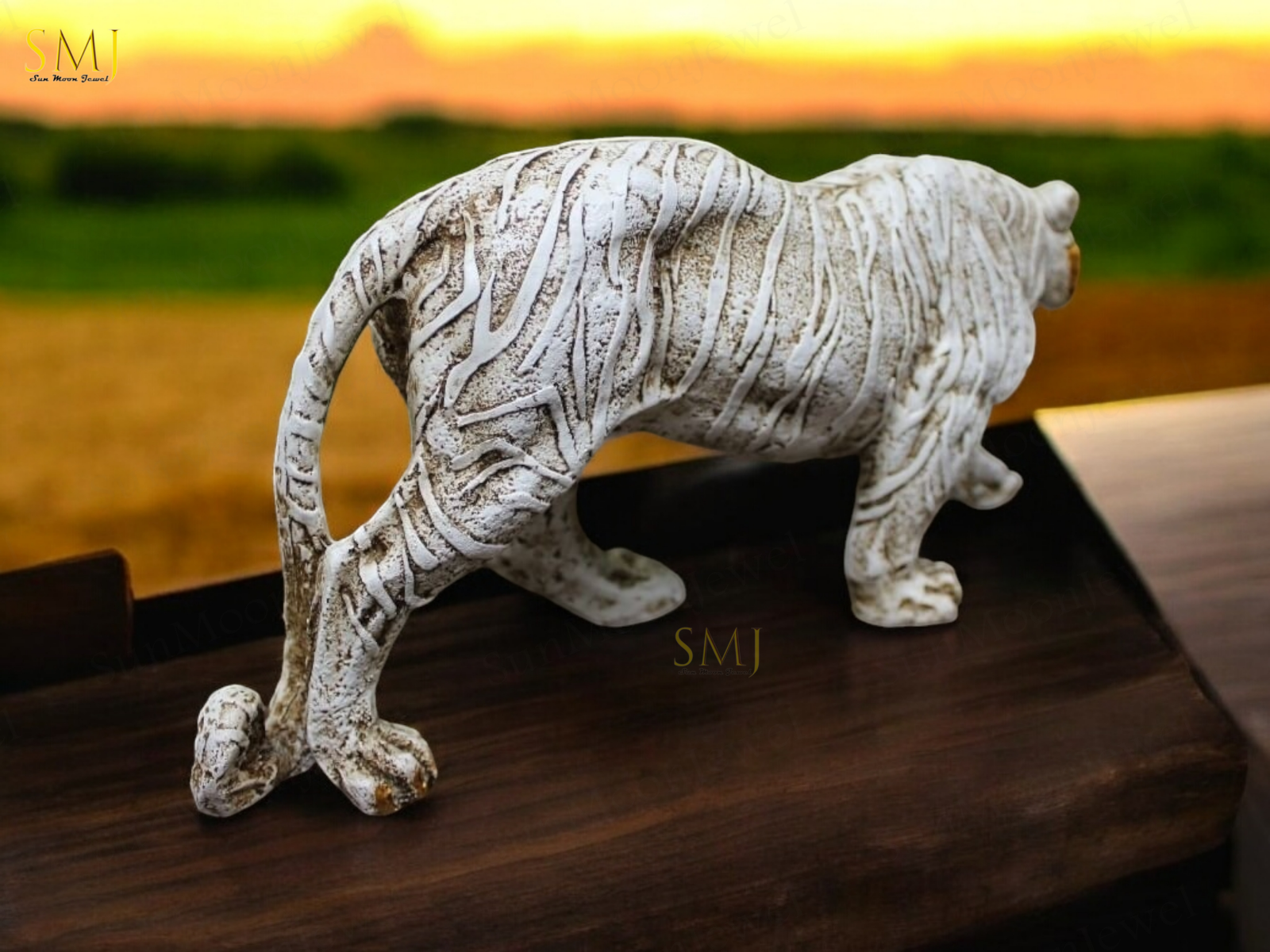 Walking Tiger Home Decor Showpiece Walking Tiger Sculpture Walking Tiger Statue