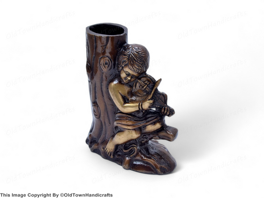 Brass Cupid Tableware Showpiece Decorative Brass Home Decor Auspicious Gift