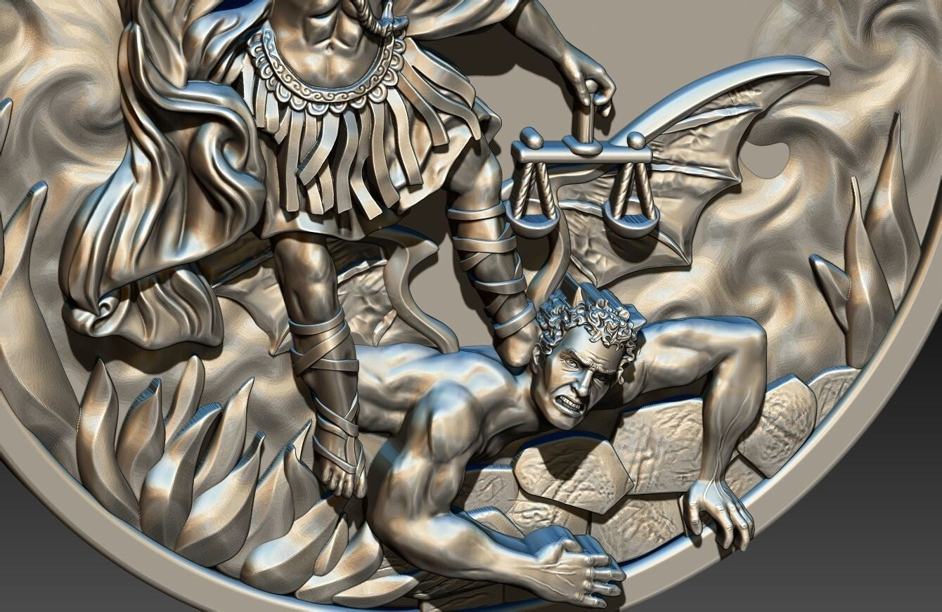 St Michael Archangel Pendant 925 Sterling Silver Necklace Gift Women