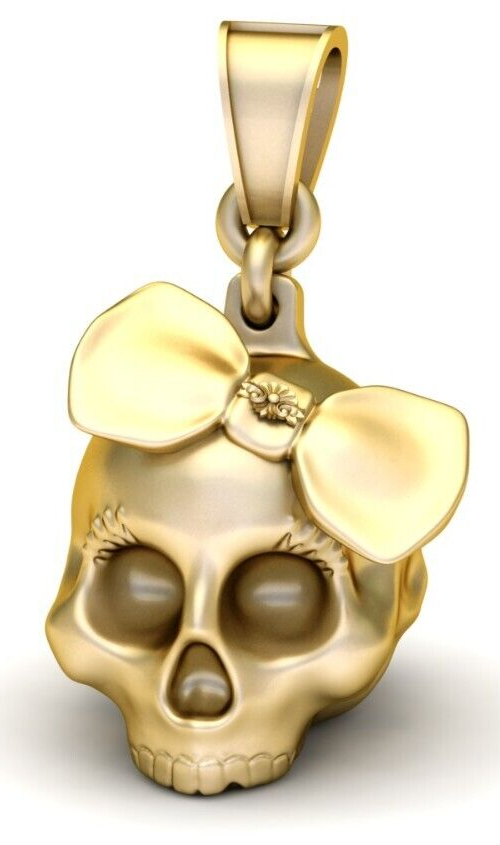 Stylish Skull Ring Unique Baby Skull Gothic Design Charm Perfect Gift for Him