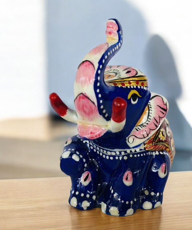 Appu Elephant Statue Symbol of Luck Prosperity Elephant Home & Office Decor
