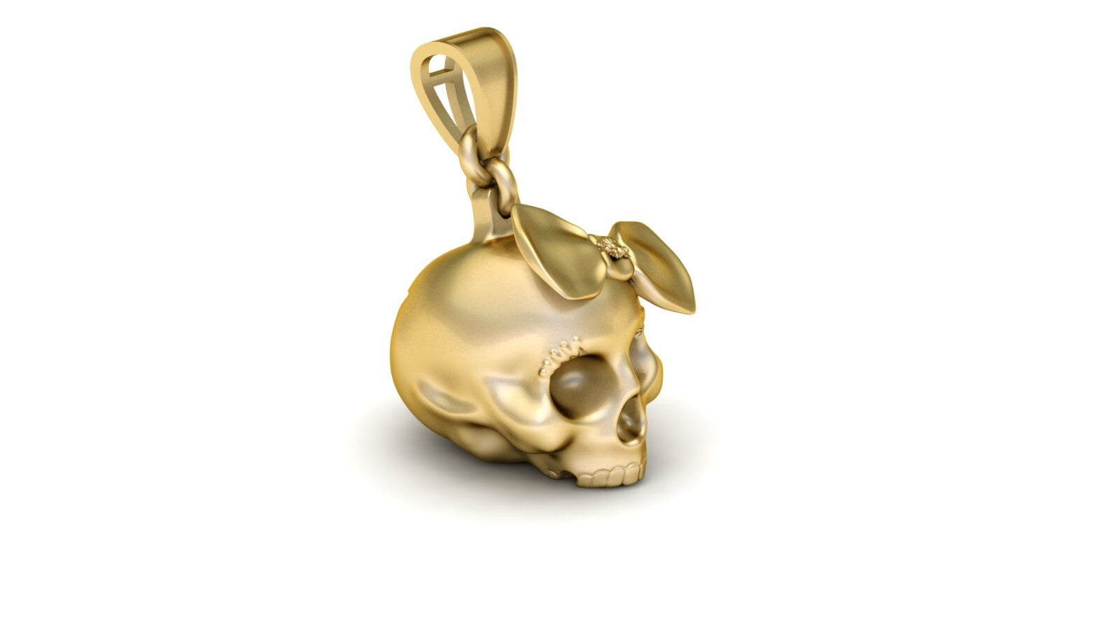 Stylish Skull Ring Unique Baby Skull Gothic Design Charm Perfect Gift for Him