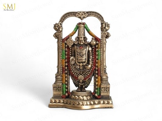 Tirupati Balaji Statue Premium Bronze Lord Venkateswara Idol Wall Hanging Gift