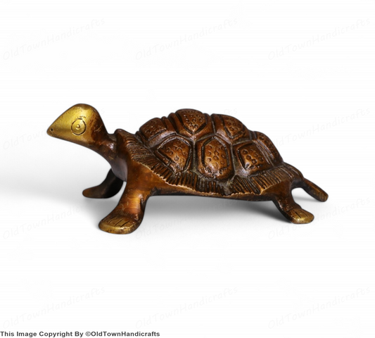 Brass Turtle Vaastu Feng Shui Antique Look tortoises  Decorative Handicraft Gift