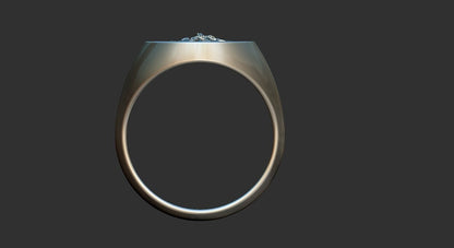 925 Sterling Silver Saint Expeditious Ring US5~15 Saint Benedict Santos Ring